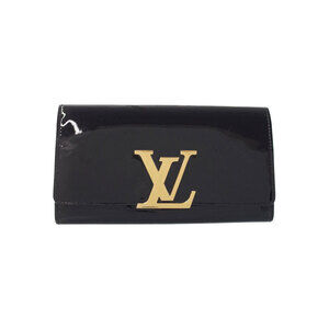 Louis Vuitton Vernis Patent Portefeuille Wallet Louise Bifold Long